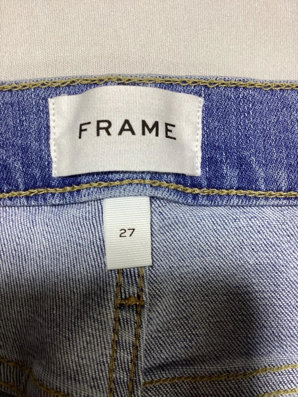 Frame Le Sylvia Crop Jeans High Rise Raw Hem - Picture 5 of 15